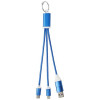 12438253f Kabel do ładowania 4w1 z aluminium z recyklingu błękit królewski
