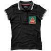 33105991f Damskie polo Deuce z krótkim rękawem, z kontrastowymi paseczkami S Female
