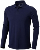 38086492f Męskie polo Oakville z długim rękawem M Male
