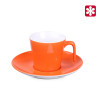 C_238 180ml EVE SET ® filiżanka ze spodkiem POMARAŃCZOWY