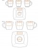 C_227_01 90ml F MANHATTAN Set filiżanka 90ml espresso
