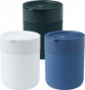 10080801f Kubek ceramiczny z pokrywką silikonową i przykrywką