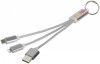 13496101f Metalowy kabel do ładowania 3 w 1 z kółkiem na klucze