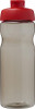 22010021f Bidon sportowy z odchylaną pokrywką o pojemności 650ml, czerwony