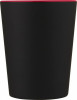 10068721f Kubek ceramiczny o pojemności 360 ml, czerwony