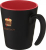 10068721f Kubek ceramiczny o pojemności 360 ml, czerwony