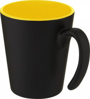10068711f Kubek ceramiczny o pojemności 360 ml, żółty 10068711f Kubek ceramiczny o pojemności 360 ml, żółty