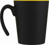 10068711f Kubek ceramiczny o pojemności 360 ml, żółty