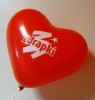 balon-serce Balony z nadrukiem w kształcie serca 14"