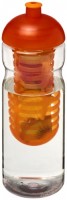 21004805f Bidon H2O Base® z wypukłym wieczkiem o pojemności 650 ml z możliwością przyrządzania wody smakowej