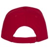 38674250f czerwony, 5-panelowa czapka CETO Unisex