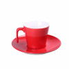 C_238 czerwony EVE SET ® filiżanka ze spodkiem CZERWONY