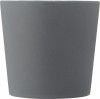 10090001f Kubek ceramiczny 370 ml z matowym wykończeniem, biały szary