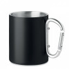 6873m-03 Metalowy dwuścienny kubek 300ml
