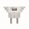 6881m-06 Adapter z USB World to Europe