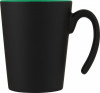 10068761f Kubek ceramiczny o pojemności 360 ml, zielony