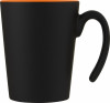 10068731f Kubek ceramiczny o pojemności 360 ml, pomarańczowy