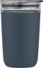 10067555f Szklany kubek o pojemności 420 ml, niebieski