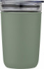 10067562f Szklany kubek o pojemności 420 ml, zielony melanż