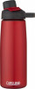 10071421f Butelka z tritanu o pojemności 750 ml, czerwony