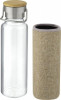 10069606 Szklana butelka o pojemności 660 ml z neoprenowym pokrowcem - Natural