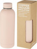 10071240f Miedziany termos 500 ml, różowy