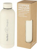 10071202f Miedziany termos 500 ml, beżowy
