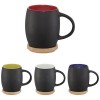10046601f Ceramiczny kubek Hearth z drewnianym wiekiem/spodeczkiem