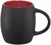 10046602f Ceramiczny kubek z drewnianym wiekiem/spodeczkiem