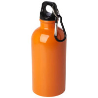 10086031f Oregon butelka na wodę o pojemności 400 ml z karabińczykiem wykonana ze stali nierdzewnej z jednowarstwową ścianką z certyfikatem RCS 10086031f Oregon butelka na wodę o pojemności 400 ml z karabińczykiem wykonana ze stali nierdzewnej z jednowarstwową ścianką z certyfikatem RCS