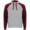 R1058B56f Badet dwukolorowa bluza z kapturem unisex Unisex