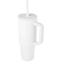 10086701f Brady izolowany kubek z certyfikatem RCS o pojemności 900 ml z silikonową słomką