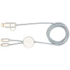 12442581f Alasia kabel do synchronizacji danych i szybkiego ładowania 5 w 1 27 W o długości 150 cm z tworzyw sztucznych i aluminium pochodzących z recyklingu