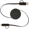 12443090f Citala zwijany kabel do synchronizacji danych i szybkiego ładowania 5 w 1 40 W o długości 90 cm z tworzyw sztucznych pochodzących z recyklingu